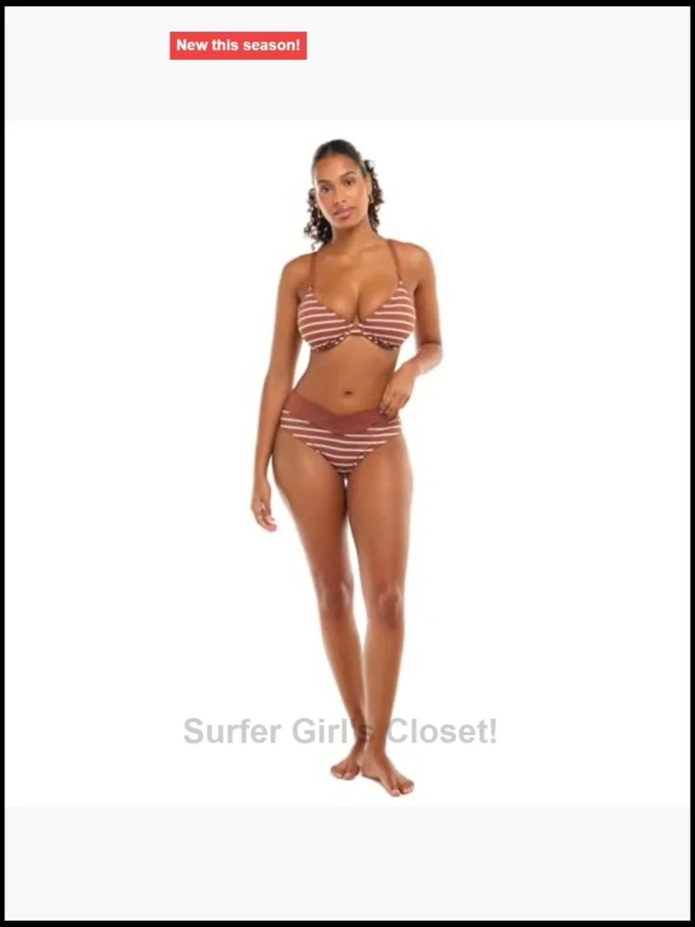 DD Cup Underwire Bikini Top with Power Mesh Support
